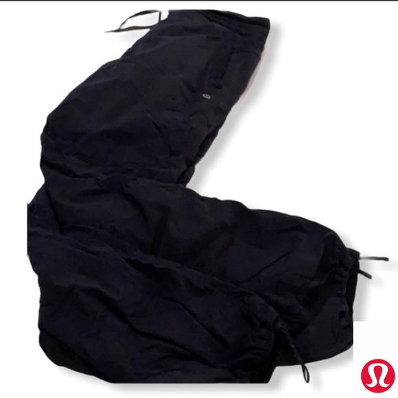 lululemon athletica Pants - Lululemon lined studio pants w drawstring @ ankles